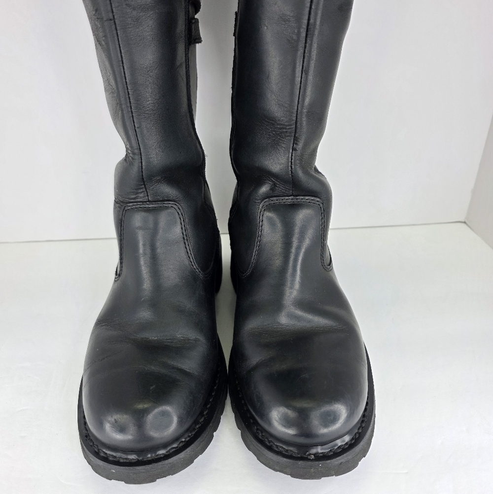 Harley-Davidson‎ Women's Josi 15-Inch Black Leather Motorcycle Boots  D87038 - Picture 5 of 15